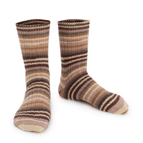 sock yarn h2109 коричневый полосатый | интернет-магазин Елена-Рукоделие