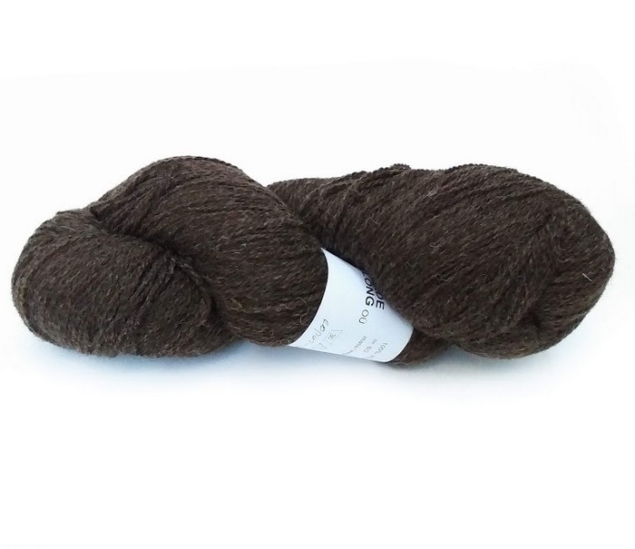 kauni - artistic yarn color 8/2 коричнево-черный | интернет-магазин Елена-Рукоделие