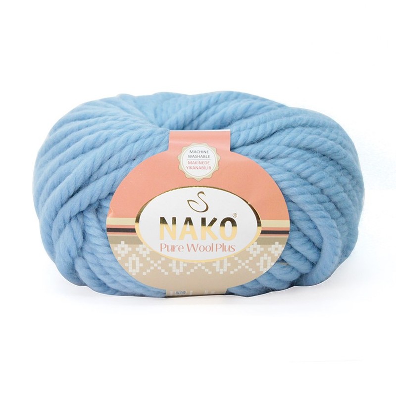pure wool plus 1579 блакитний | интернет-магазин Елена-Рукоделие