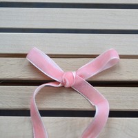 оксамитова стрічка рожева | интернет-магазин Елена-Рукоделие