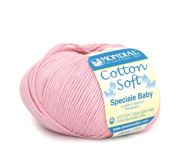 mondial cotton soft 906 рожевий | интернет-магазин Елена-Рукоделие