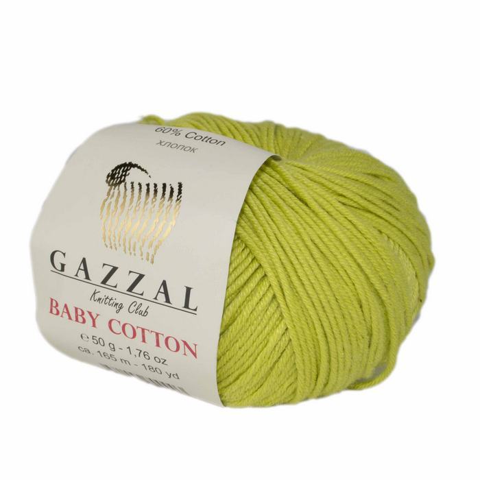 baby cotton 3457 світла оливка | интернет-магазин Елена-Рукоделие