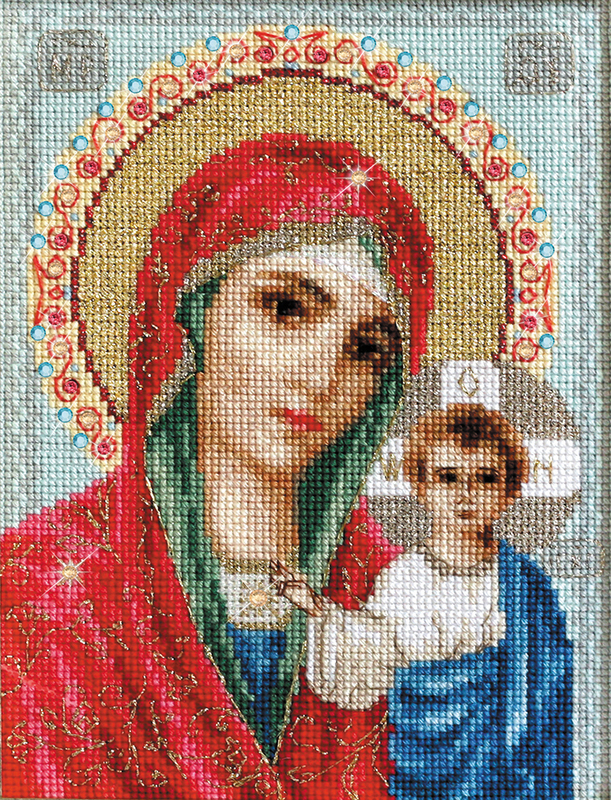 br111 икона казанской божией матери | интернет-магазин Елена-Рукоделие