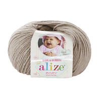 alize baby wool / алізе бебі вул 167 беж | интернет-магазин Елена-Рукоделие