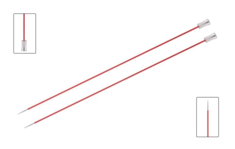 47231 Спиці прямі Zing KnitPro, 25 см, 2.00 мм | інтернет-магазин 'Елена-Рукоделие'