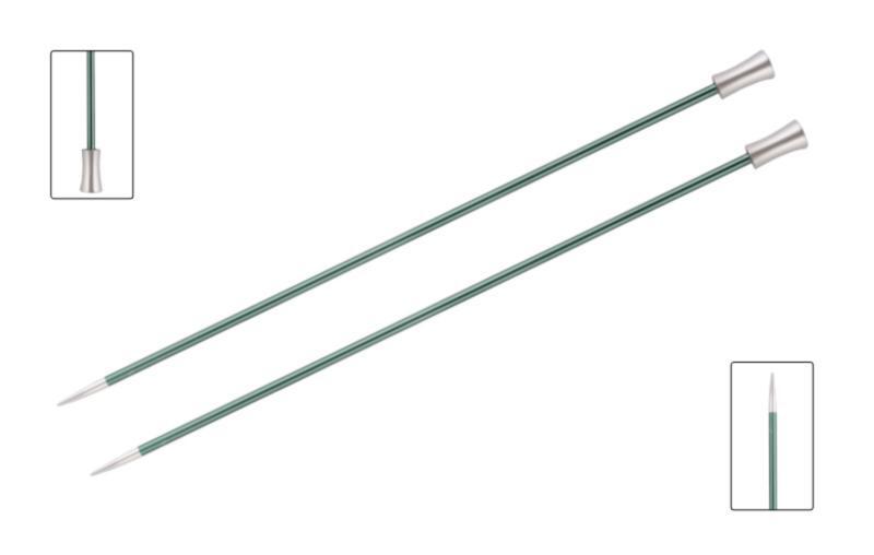 47235 спицы прямые zing knitpro, 25 см, 3.00 мм | интернет-магазин Елена-Рукоделие