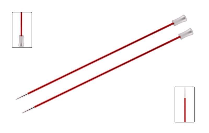 47337 спицы прямые zing knitpro, 40 см, 9.00 мм | интернет-магазин Елена-Рукоделие