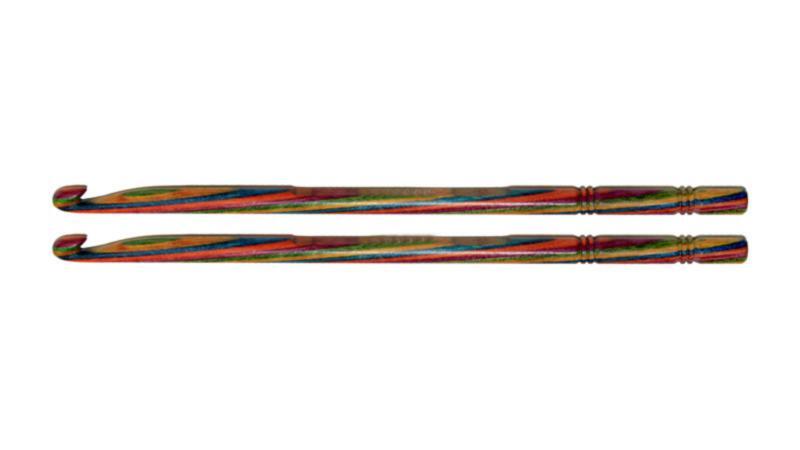20707 крючок вязальный односторонний symfonie wood knitpro, 15 см, 5.00 мм | интернет-магазин Елена-Рукоделие
