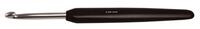 фото 30812 Крючок алюмінієвий з чорною ручкою та срібним наконечником KnitPro, 2.50 мм