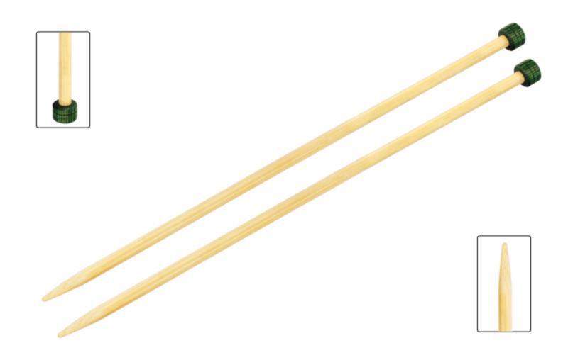 22360 спицы прямые bamboo knitpro, 33 см, 5.50 мм | интернет-магазин Елена-Рукоделие