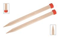 35254 Спиці прямі Jumbo Birch KnitPro, 30 см, 20.00 мм | інтернет-магазин 'Елена-Рукоделие'