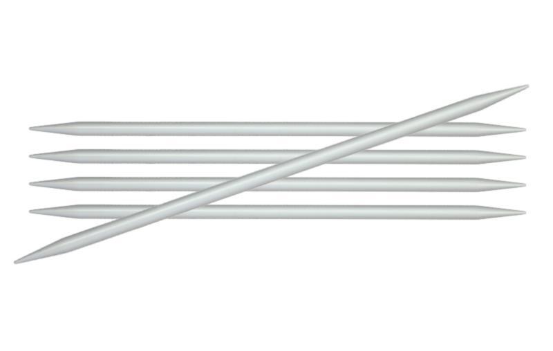 45106 Спиці шкарпеткові Basix Aluminum KnitPro, 15 см, 4.50 мм | інтернет-магазин 'Елена-Рукоделие'