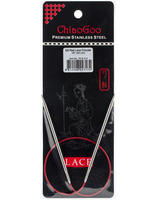 круговые стальные спицы chiaogoo red lace, 40 см (16") 5,0 | интернет-магазин Елена-Рукоделие