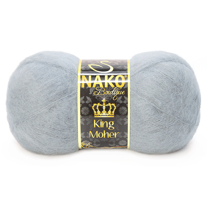 king moher nako 11282 серый | интернет-магазин Елена-Рукоделие