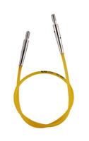 10631 кабель yellow (желтый) для создания круговых спиц длиной 40 см knitpro | интернет-магазин Елена-Рукоделие