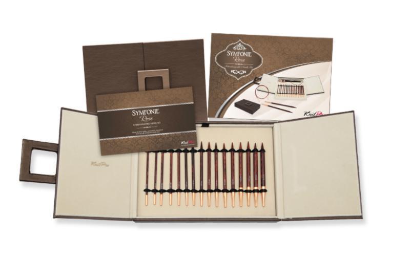 20617 набор деревянных съемных спиц deluxe в подарочной коробке simfonie rose knitpro | интернет-магазин Елена-Рукоделие