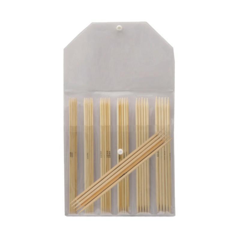 22545 набор носочных спиц 20 см bamboo knitpro | интернет-магазин Елена-Рукоделие