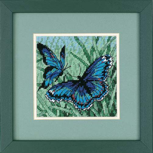 07183 Набір для вишивання (гобелен) DIMENSIONS Butterfly Duo "Пара метеликів" | інтернет-магазин 'Елена-Рукоделие'