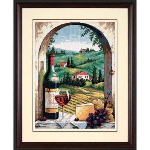 20054 Набір для вишивання (гобелен) DIMENSIONS Tuscan View "Вид на Тоскану" | інтернет-магазин 'Елена-Рукоделие'