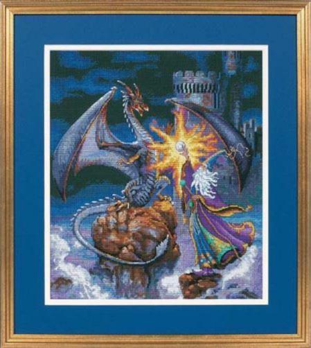 35080 Набір для вишивання хрестом DIMENSIONS Magnificent Wizard "Пречудовий чарівник" | інтернет-магазин 'Елена-Рукоделие'