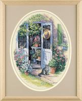 35124 Набір для вишивання хрестом DIMENSIONS Garden Door "Садові двері" | інтернет-магазин 'Елена-Рукоделие'