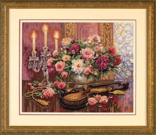 35185 Набір для вишивання хрестиком DIMENSIONS Romantic Floral "Романтичний букет" | інтернет-магазин 'Елена-Рукоделие'