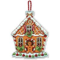 фото 70-08917 Набір для вишивання хрестом DIMENSIONS Gingerbread House Christmas Ornament "Різдвяна прикраса Пряничний будиночок"
