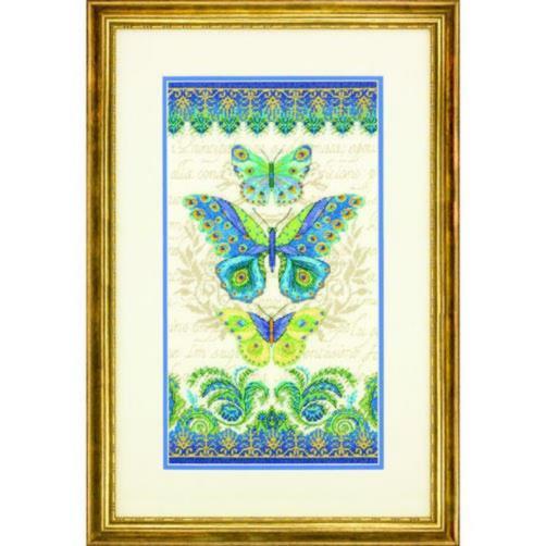 70-35323 Набір для вишивання хрестом DIMENSIONS Papillons Paon "Метелики" | інтернет-магазин 'Елена-Рукоделие'