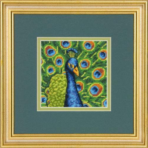 71-07242 Набір для вишивання (гобелен) DIMENSIONS Colorful Peacock "Кольоровий павич" | інтернет-магазин 'Елена-Рукоделие'