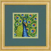 фото 71-07242 набор для вышивания (гобелен) dimensions colorful peacock "цветной павлин" 