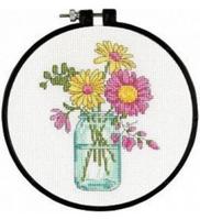 72-74550 набор для вышивания крестом dimensions summer flower "летние цветы" | интернет-магазин Елена-Рукоделие