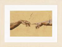фото pn-0007975 набор для вышивки крестом lanarte creation (2 hands) "сотворение адама"