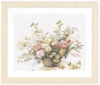 фото pn-0008004(34714) набор для вышивки крестом lanarte bouquet of roses "букет роз"