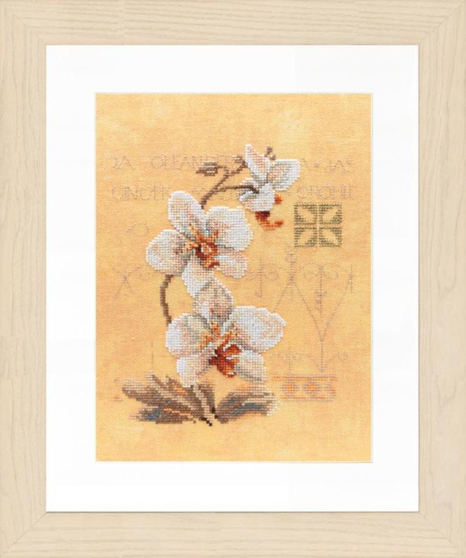 PN-0008008 Набір для вишивання хрестом LanArte "Три орхідеї" | інтернет-магазин 'Елена-Рукоделие'