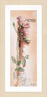 фото pn-0008050 набор для вышивки крестом lanarte rosa - botanical "роза"