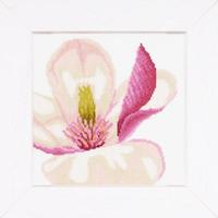 pn-0008163 набор для вышивки крестом lanarte magnolia flower "магнолия" | интернет-магазин Елена-Рукоделие