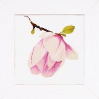 pn-0008303 набор для вышивки крестом lanarte magnolia bud "бутон магнолии" | интернет-магазин Елена-Рукоделие
