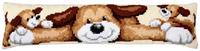 pn-0009354 набор для вышивания крестом (подушка) "собака" | интернет-магазин Елена-Рукоделие
