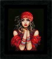 фото pn-0144529 набор для вышивки крестом lanarte gypsy girl "цыганка"
