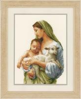 фото PN-0145367 Набір для вишивання хрестом Vervaco Mary and Jesus "У безпеці"