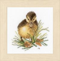 PN-0146975 Набір для вишивки хрестом LanArte Duckling I "Каченя I" | інтернет-магазин 'Елена-Рукоделие'