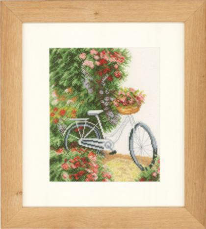 pn-0147006 набор для вышивки крестом lanarte my bicycle "мой велосипед" | интернет-магазин Елена-Рукоделие