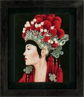 PN-0148510 Набір для вишивки хрестом LanArte Asian Beauty "Східна краса" | інтернет-магазин 'Елена-Рукоделие'
