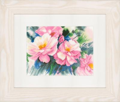 pn-0149996 набор для вышивки крестом lanarte beautiful roses "красивые розы" | интернет-магазин Елена-Рукоделие