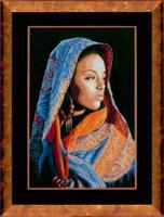 pn-0149998 набор для вышивки крестом lanarte african lady "африканка" | интернет-магазин Елена-Рукоделие