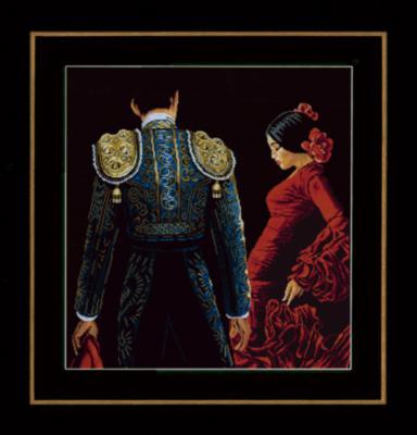 pn-0150003 набор для вышивки крестом lanarte dancing in passion "танец страсти" | интернет-магазин Елена-Рукоделие
