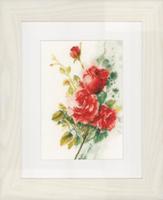 PN-0151016 Набір для вишивки хрестом LanArte Red Roses Bouquet "Букет червоних троянд" | інтернет-магазин 'Елена-Рукоделие'