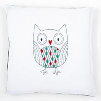 фото PN-0155287 Набір для вишивання гладдю (подушка) Vervaco Owl "Сова"