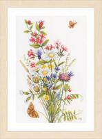 фото pn-0155693 набор для вышивки крестом lanarte field flowers "полевые цветы"