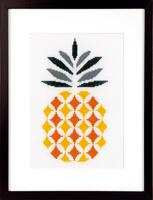 pn-0156112 набор для вышивки крестом  vervaco "ананас" | интернет-магазин Елена-Рукоделие